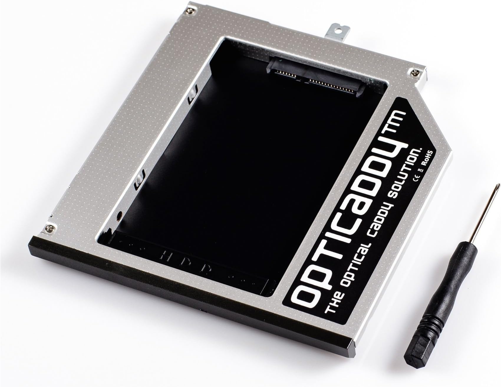 Opticaddy© SATA-3 HDD/SSD Caddy for Lenovo Thinkpad T440p, T540p, T540, W540, W541, W540p OptiSpeed Technology - replaces optical drive (original adapter)