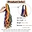 Mitrygreen Claw Clip Ponytail Extension 18 Clip in Wavy Ponytail Hair Extensions Long Pony Tails for Women Extensions Rainbow Colorful Wave Hairpiece
