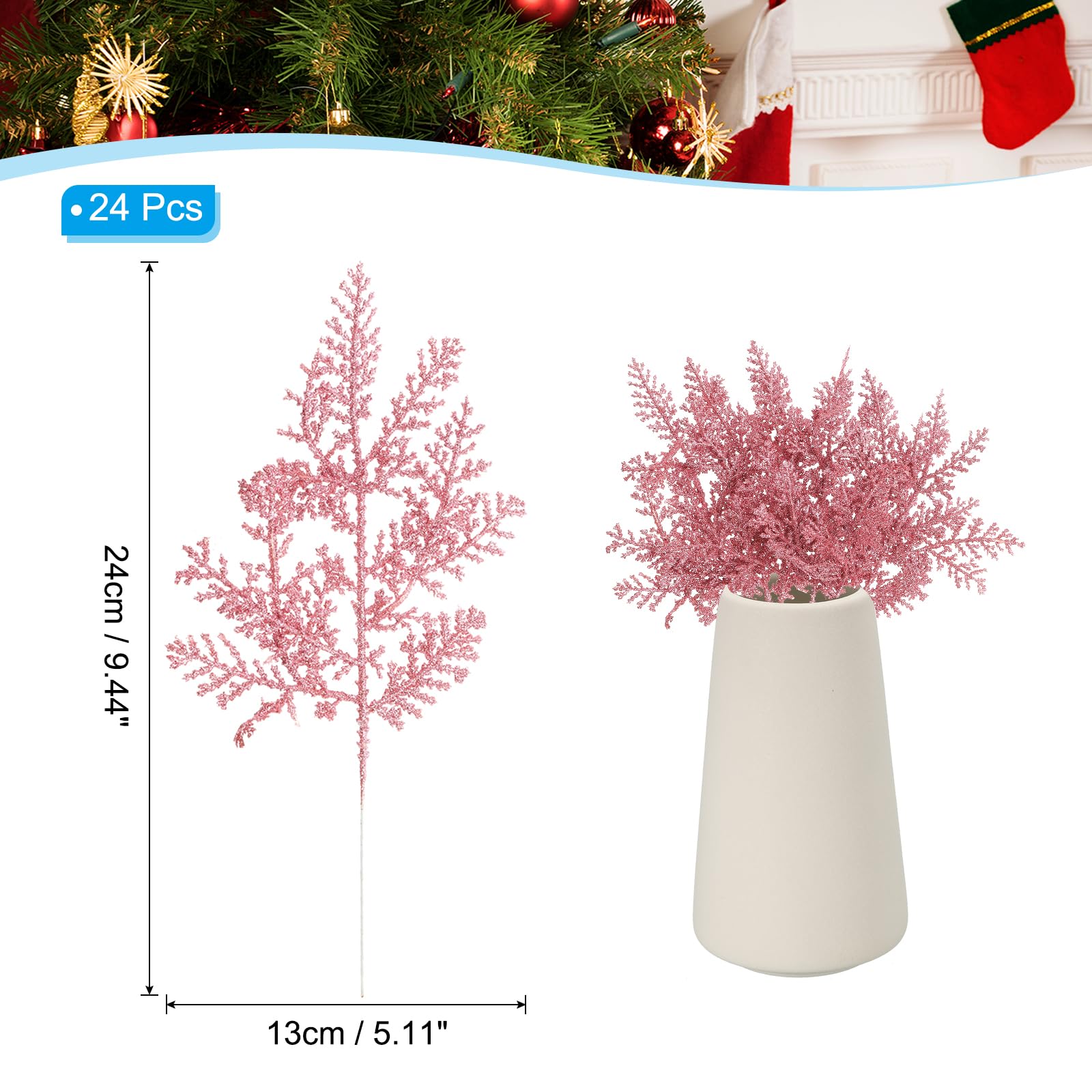 PATIKIL 10 Inch Artificial Pine Needles - Image 2