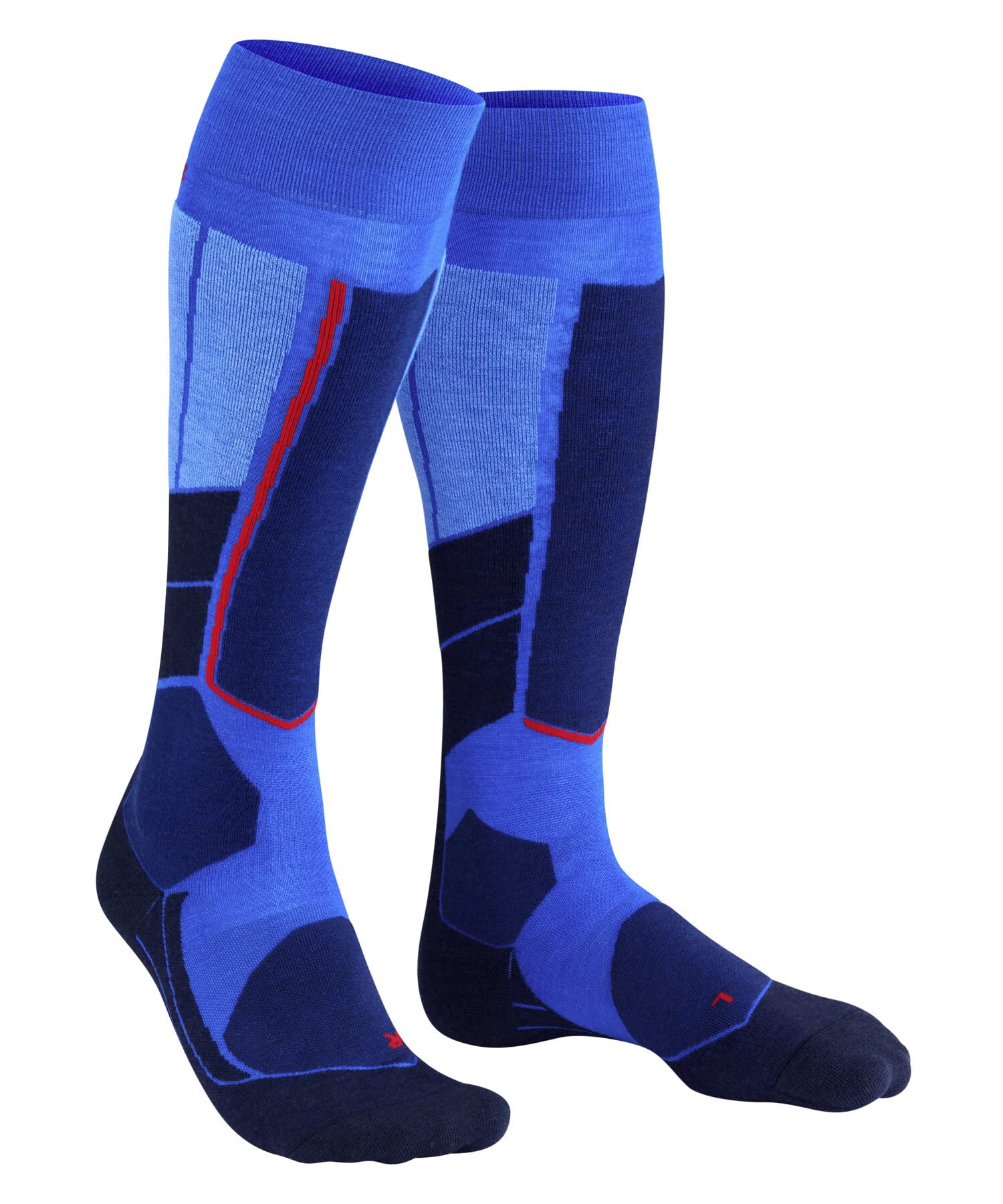 FALKE Homme St4 Wool Chaussettes De Ski Rembourrage Ultra-Léger Fines Pour Longues Randonnées À Ski Respirantes Séchage Rapide Régulation Climatique Anti-Odeur Laine Fil Fonctionnel 1 Paire