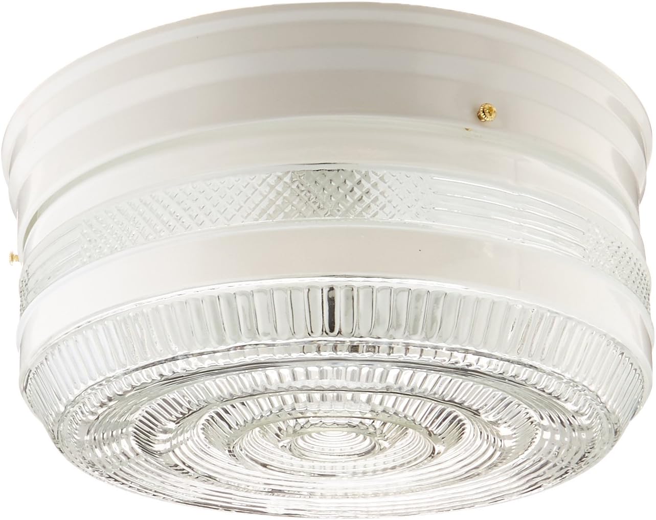 Boston Harbor F15WH02-10043L 2-Light Flush Ceiling Fixture, White