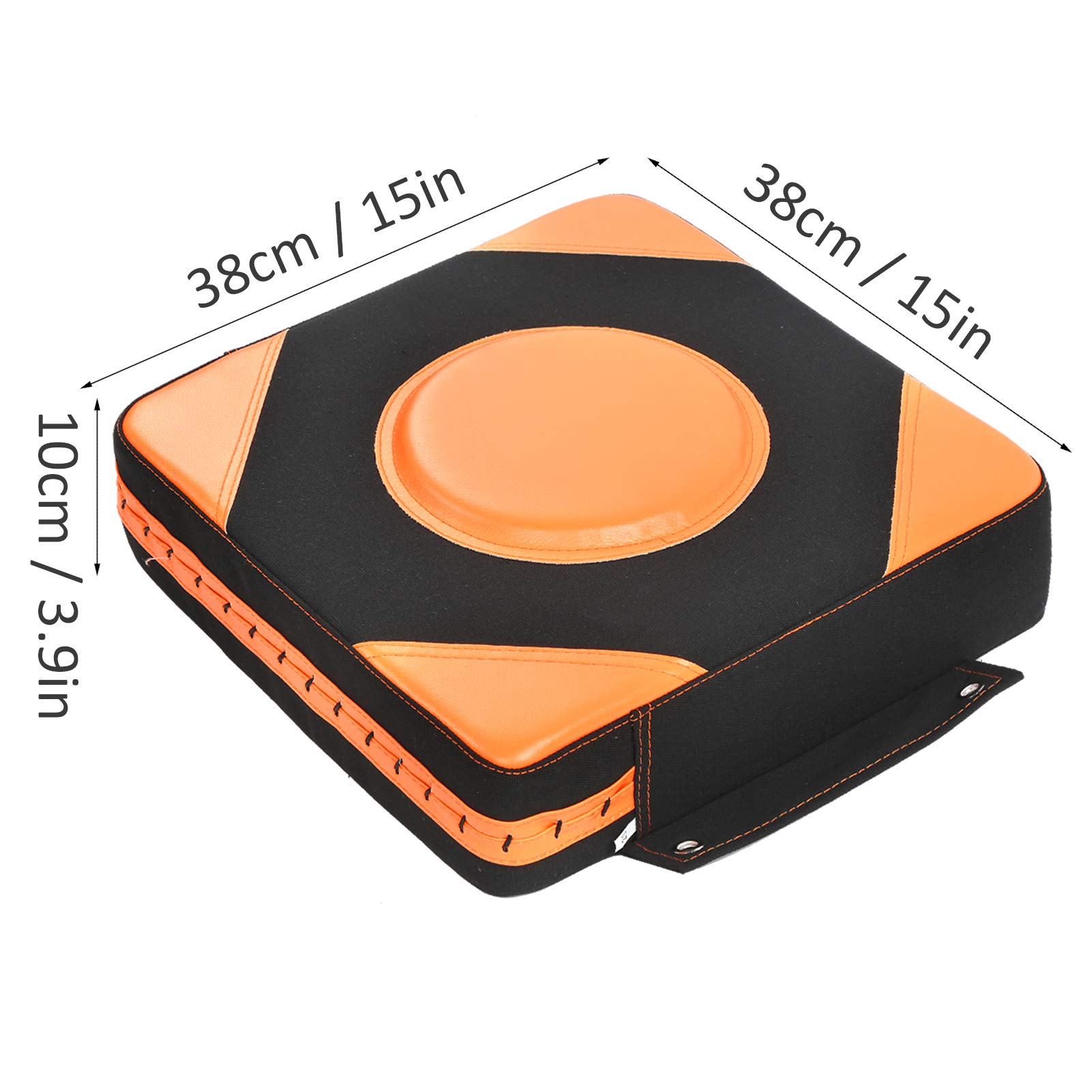 Saco de Boxeo, Saco de Boxeo de Pared, Mayor protección Esponja de Epe de Alta Elasticidad más Gruesa para Entrenamiento Diario en casa(Black Orange)