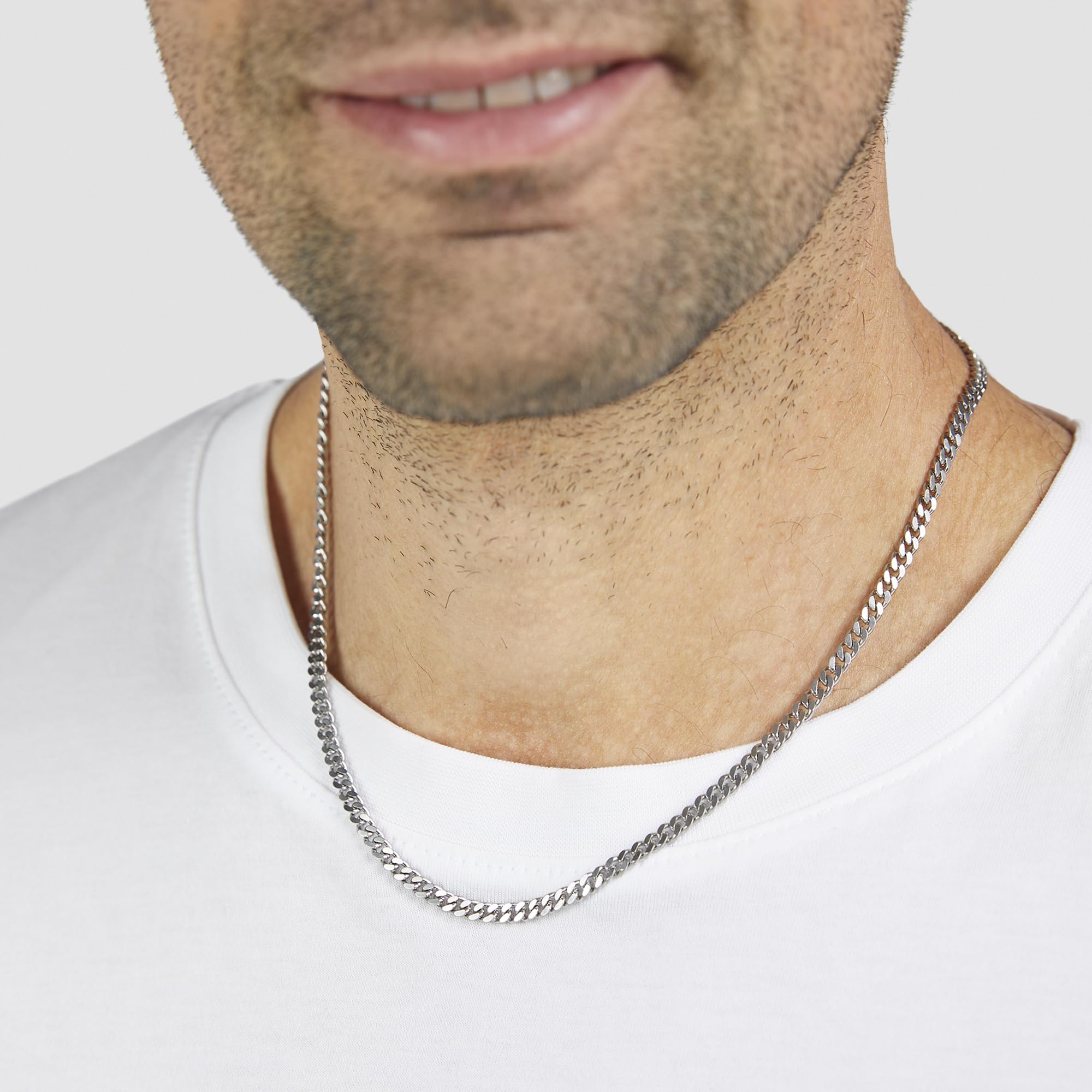 s.Oliver Herren Schmuck – Basic Halskette aus Edelstahl – Klassisch, Zeitlos und Stilvoll – Perfekte Geschenkidee