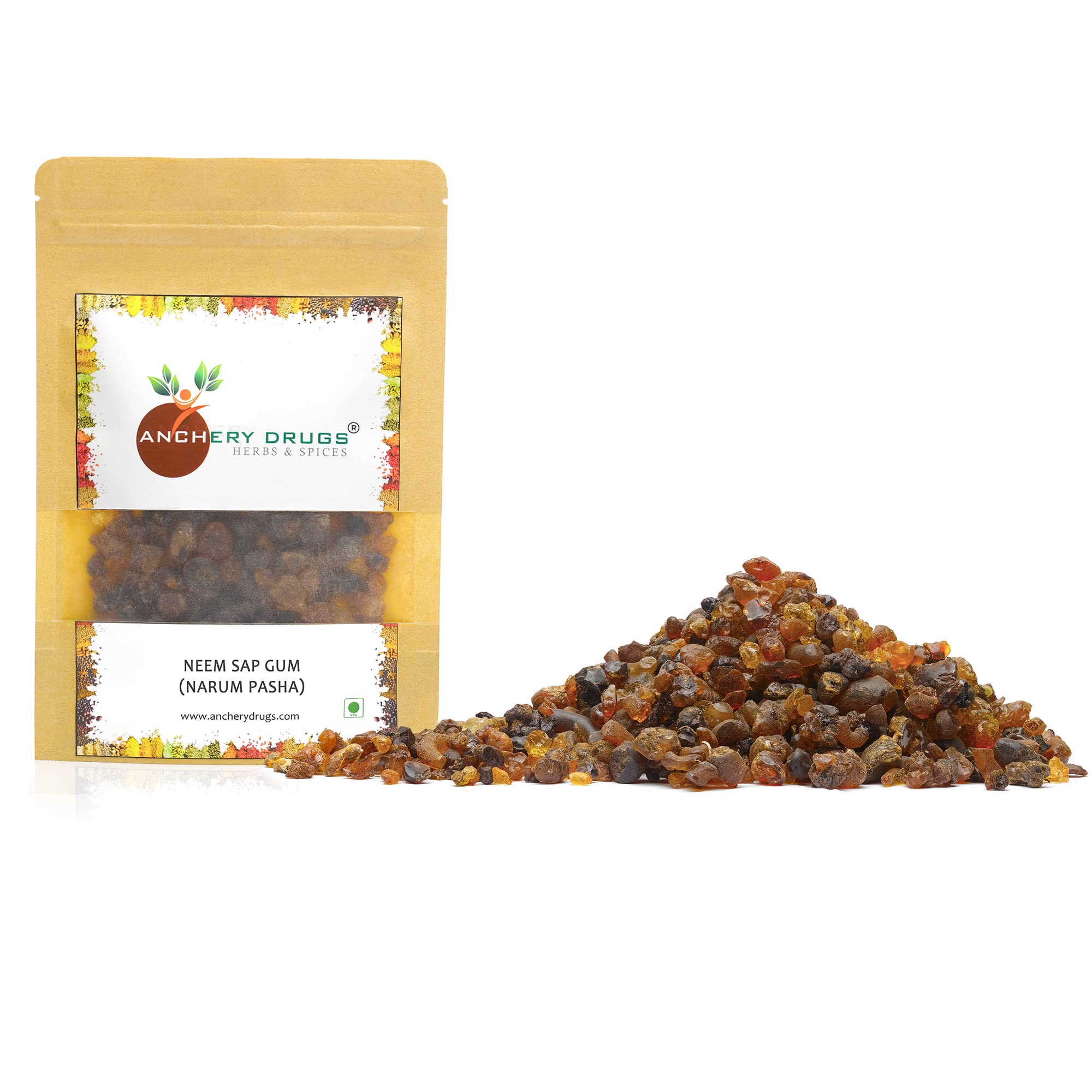 Narum Pasha, Neem Gum, Azadirachta Indica Gum (100 gms)