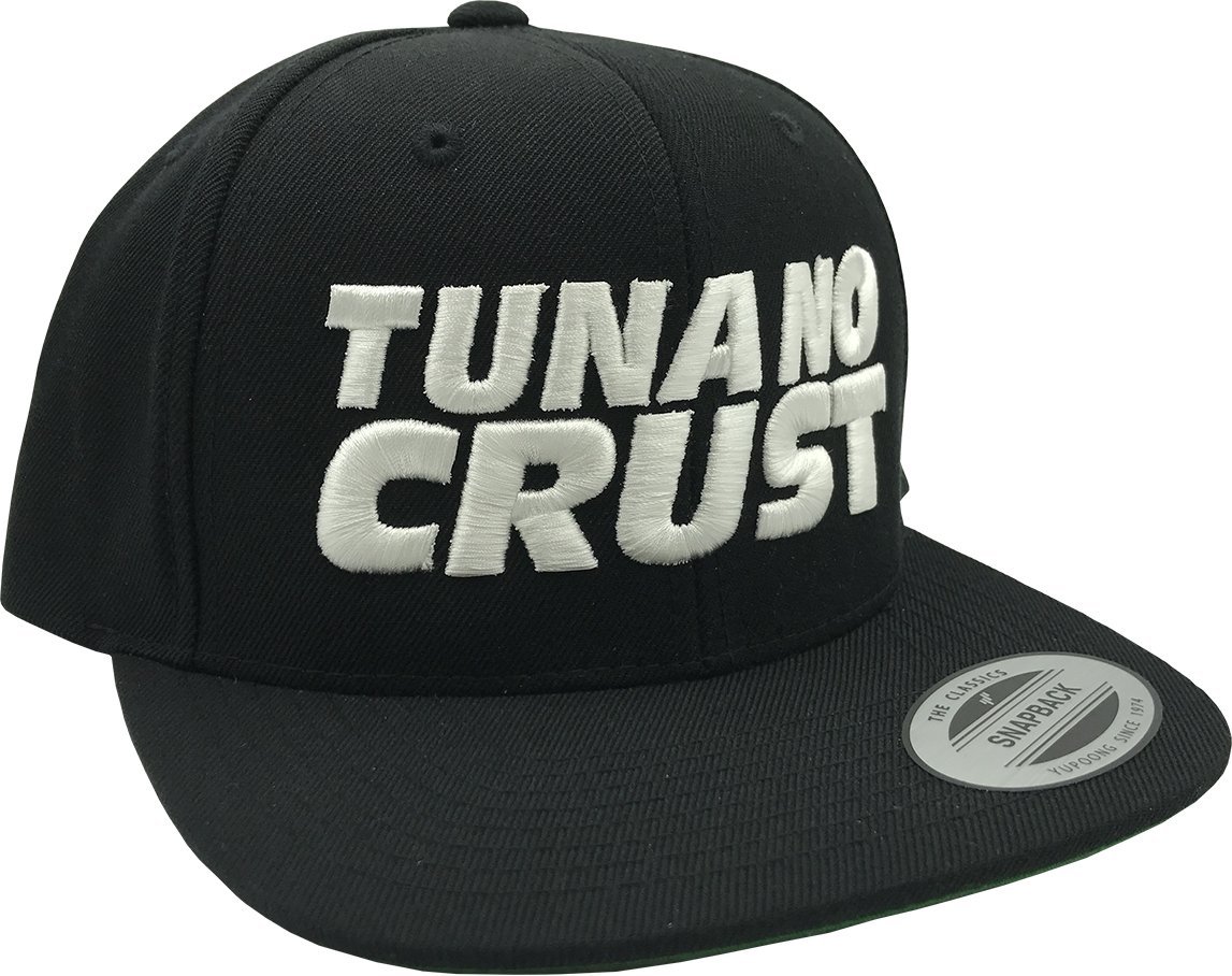 Tuna No Crust Snapback Hat Black
