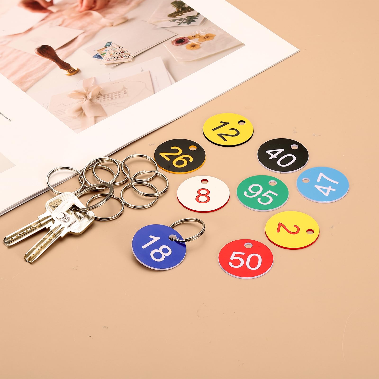 PATIKIL 10PCS Number Tags 1-10 - Image 4