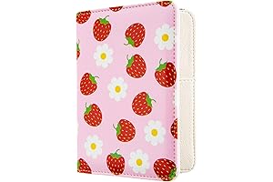Fruit Flower Printed RFID Blocking Women's Passport Cover