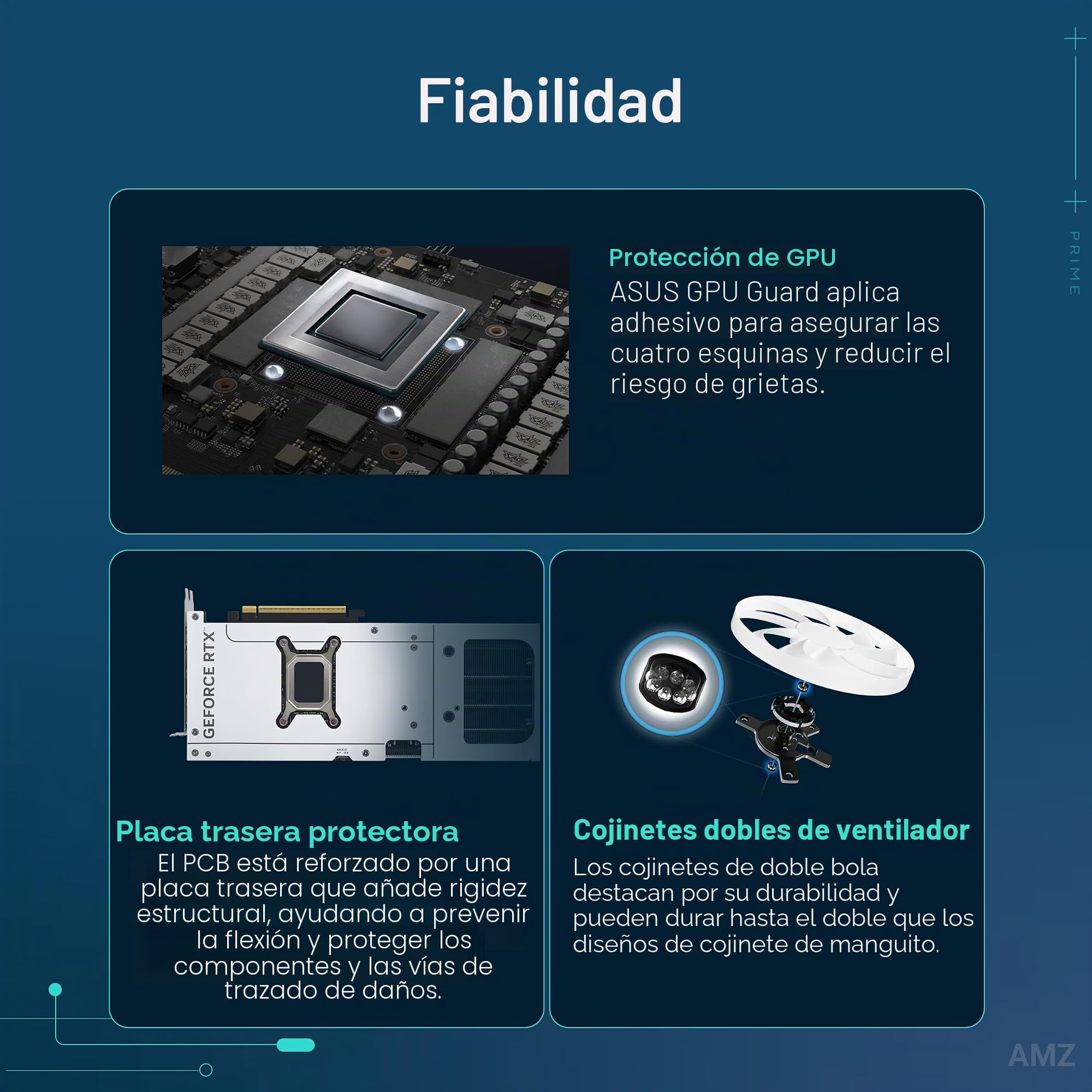 ASUS La Tarjeta gráfica Prime GeForce RTX™ 5070 de 12 GB GDDR7 White OC Edition Lista para SFF (PCIe® 5.0, 12 GB GDDR7, HDMI®/DP 2.1, 2.5 Ranuras, Ventiladores Axial-Tech, BIOS Dual)
