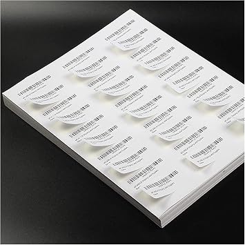 1 X 2-5/8 30 Up Mailing Labels for Laser/Inkjet Printer, Address Labels, Shipping mailing Labels, 30 per Sheet Return Address Labels (25 Sheets - 750 Labels)