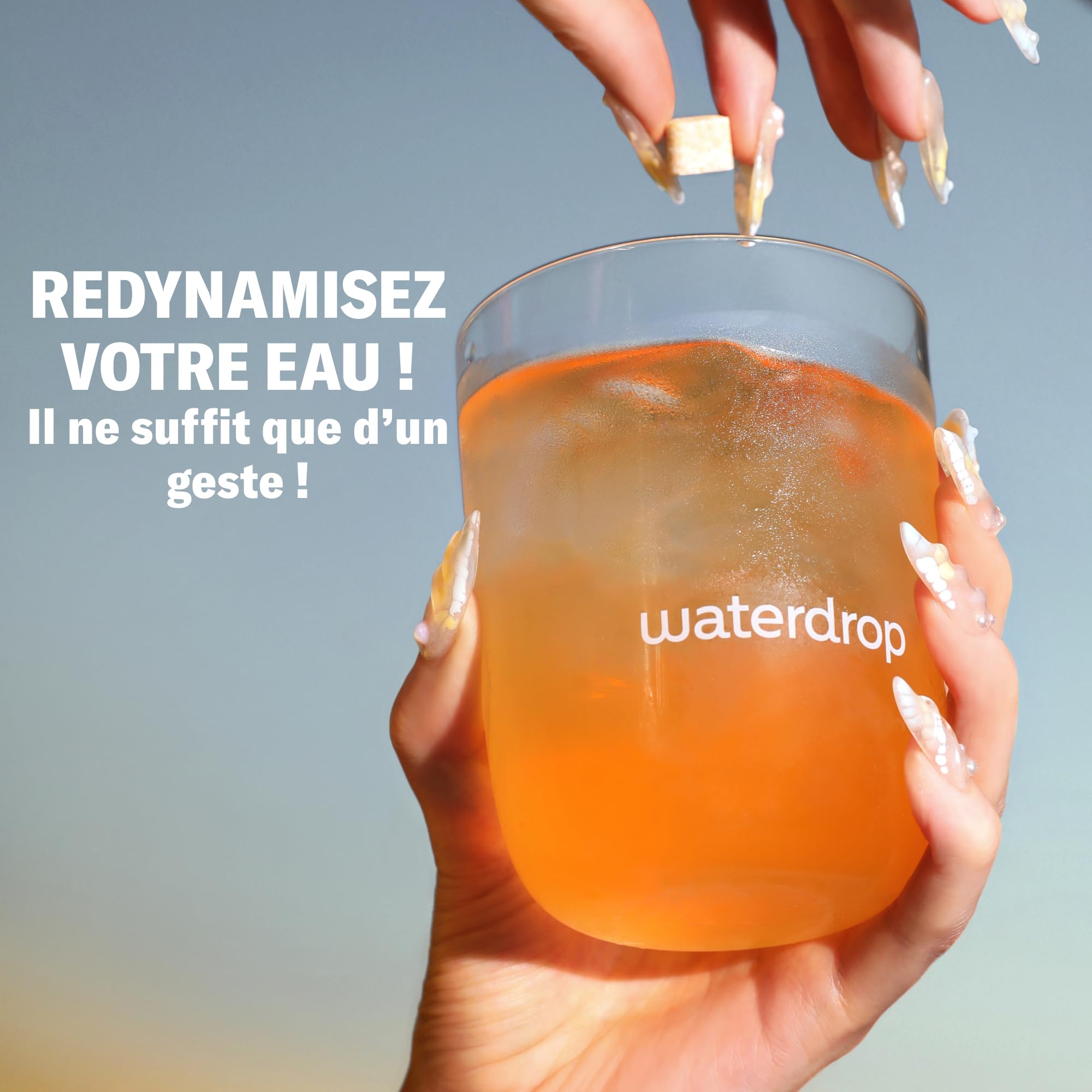 waterdrop® Coffret Fusion de Fruits Duo - 48 Pastilles d’Hydratation, Cubes de Boisson aux 2 Saveurs: Fusion Tropicale & Fusion Fruits Rouges, Eau Aromatisée Sans Sucre avec Vitamine C & B