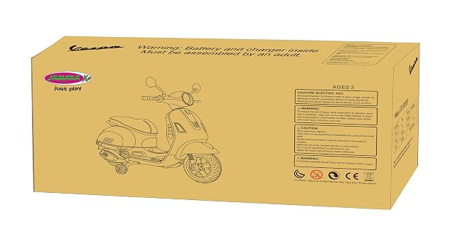 Foto 7 de 8 de Jamara 460346 - Ride-on Vespa Blanco 12V 500 mA