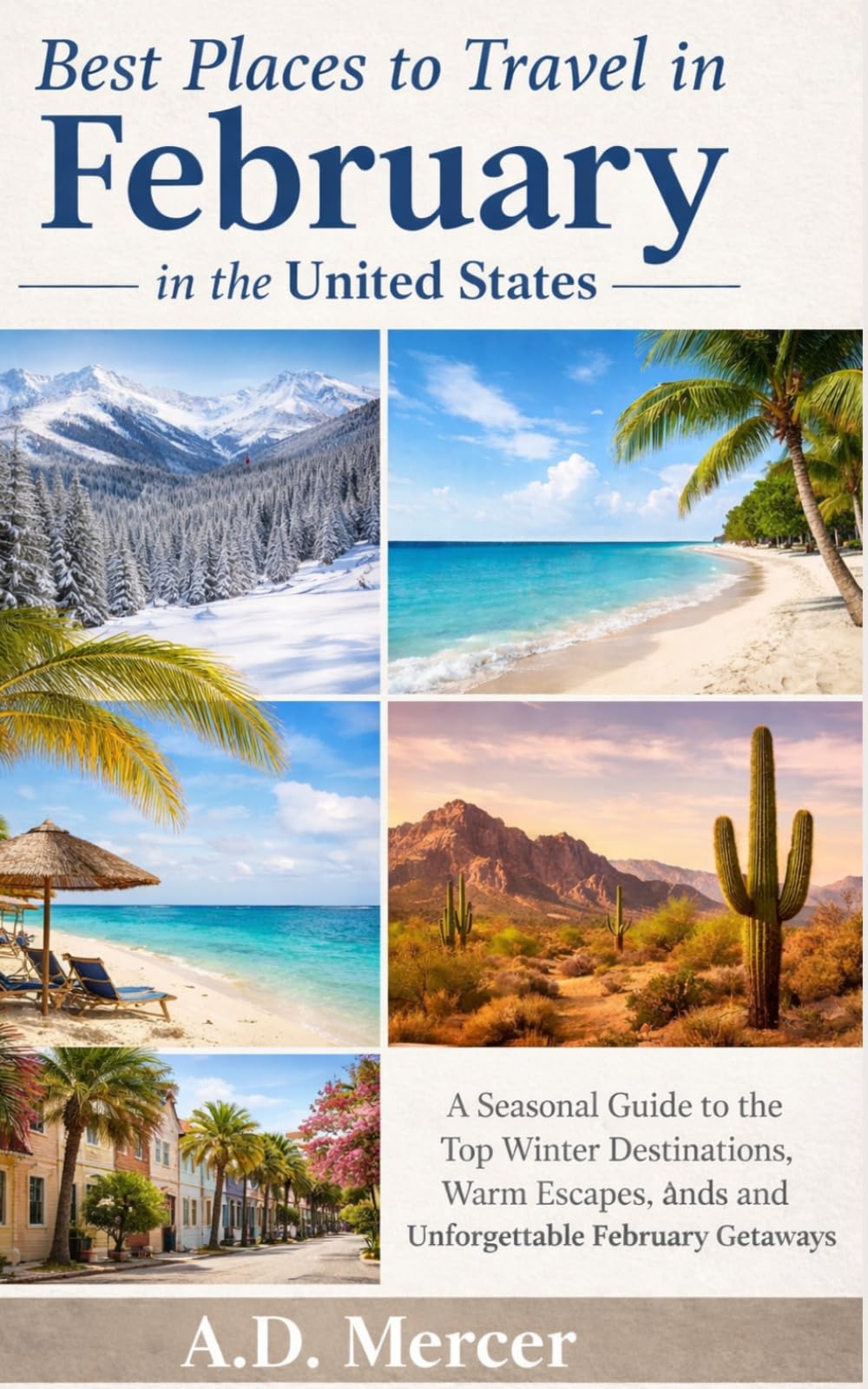 Best Places to Travel in February in the United States: A Seasonal Guide to the Top Winter Destinations, Warm Escapes, and Unforgettable February Getaways (The United States Travel by Month Series)