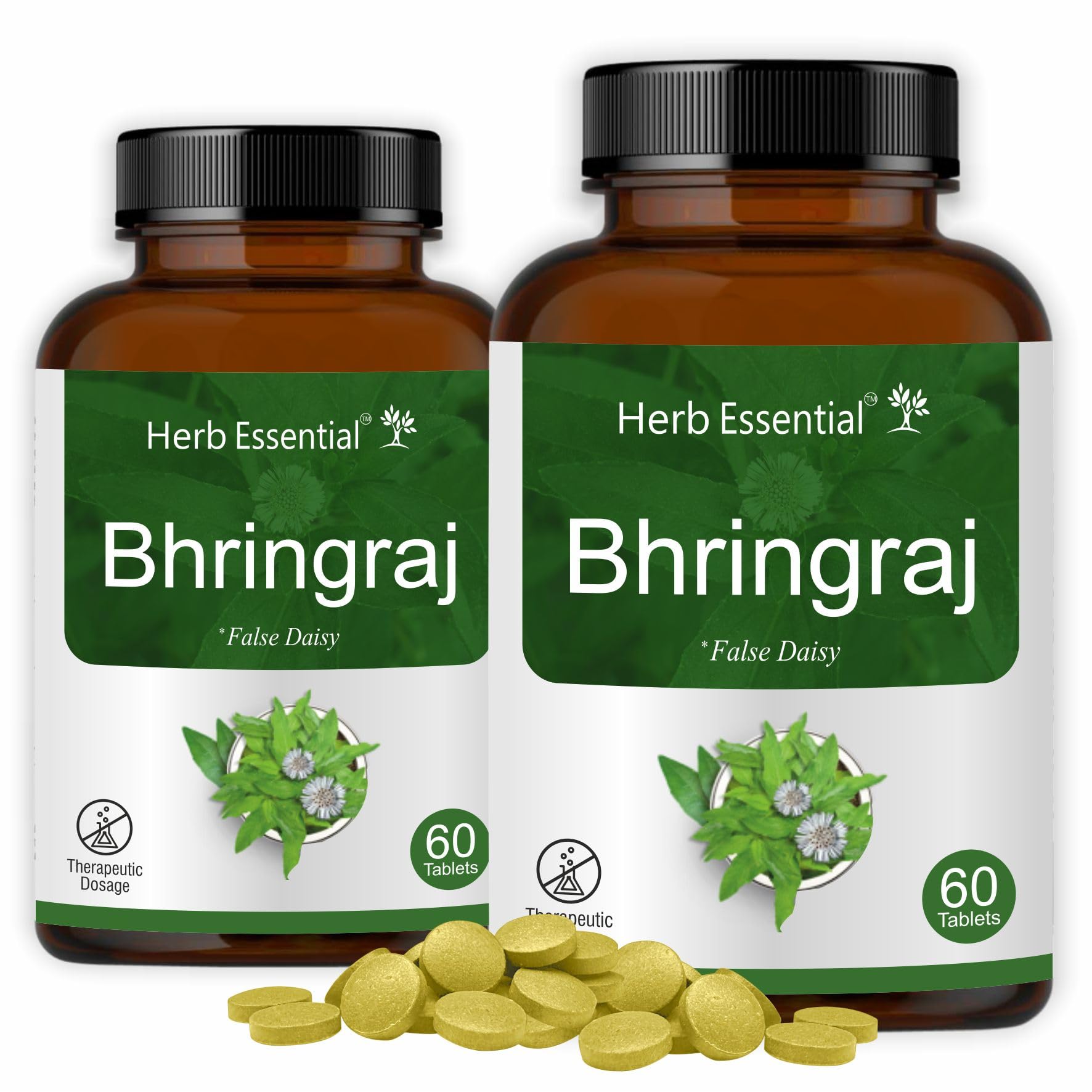 Herb Essential Bhringraj Tablet 500mg,120 Tablets | For Healthy Hair, Hair Growth-picture-24