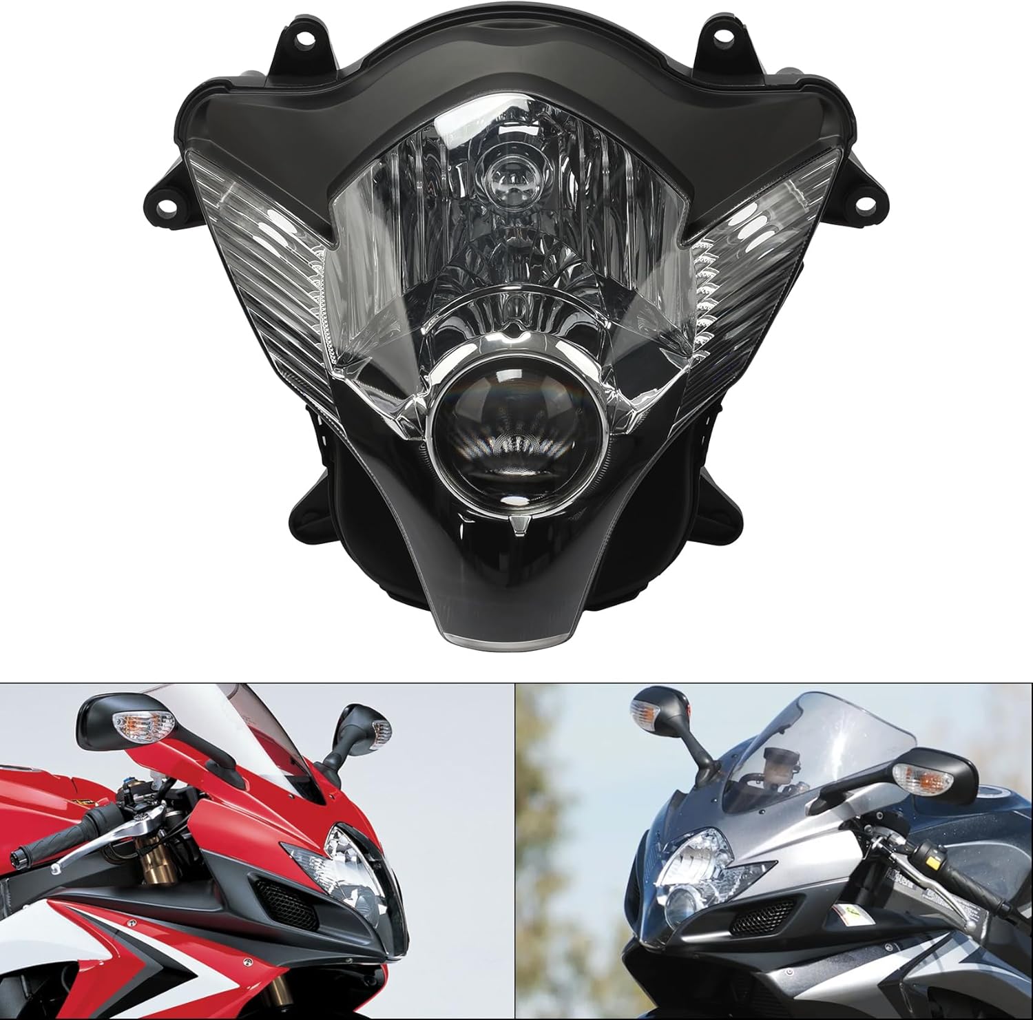 XFMT Motorcycle Front Headlight Headlamp Assembly For Suzuki GSXR 600 750 2006-2007