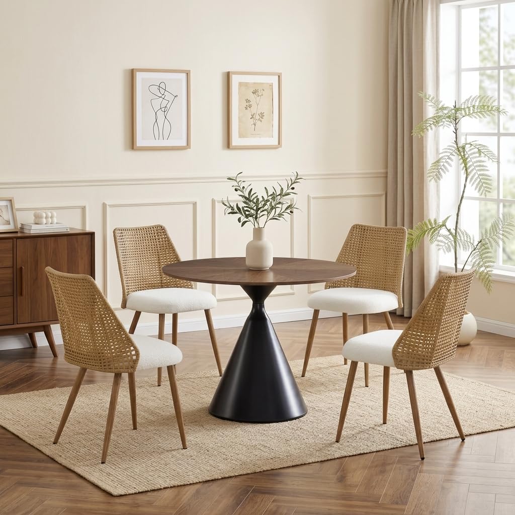 JALOURT Boucle Kitchen Chair