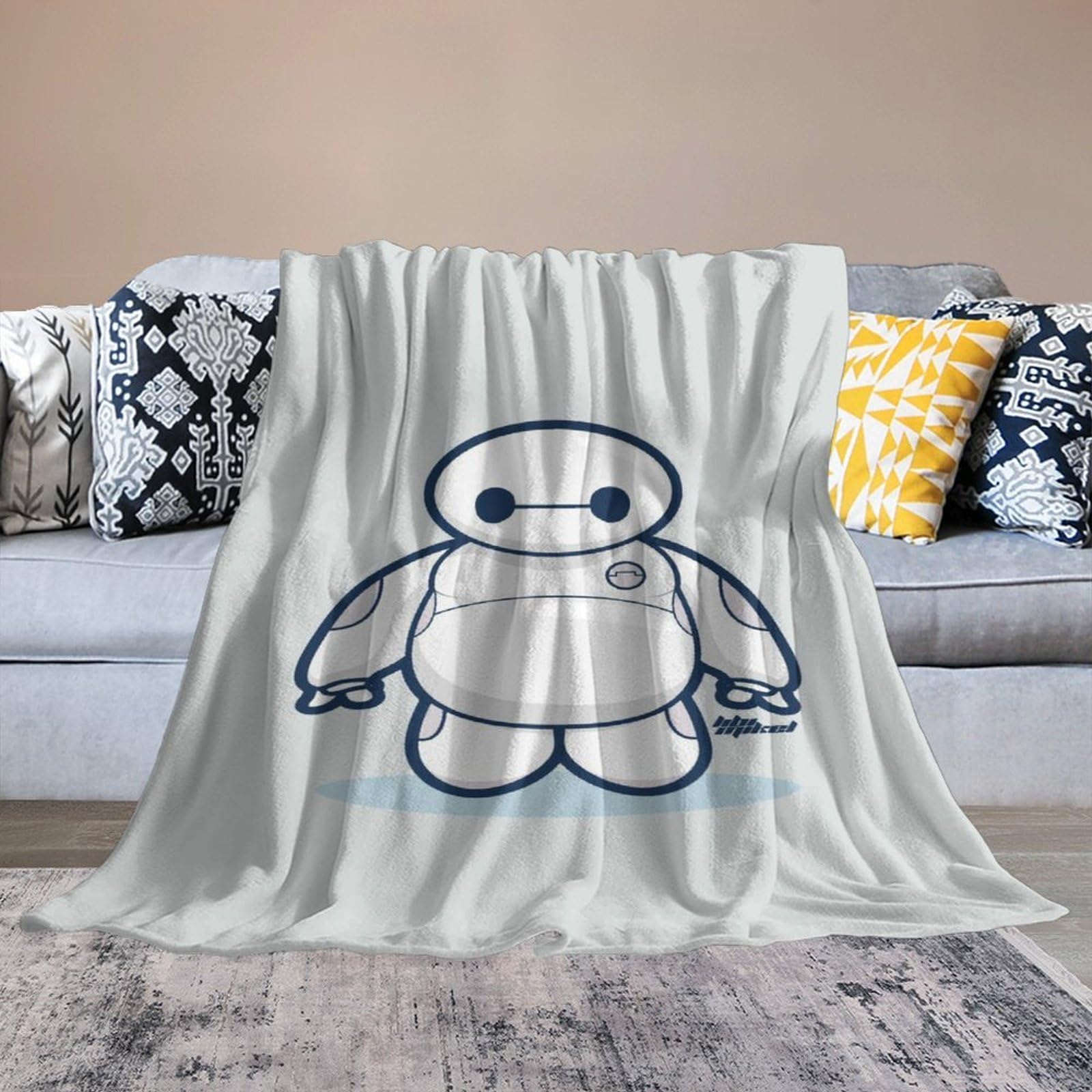 Amazon｜ベイマックス 【三種類のサイズから選べる】 ブランケット
