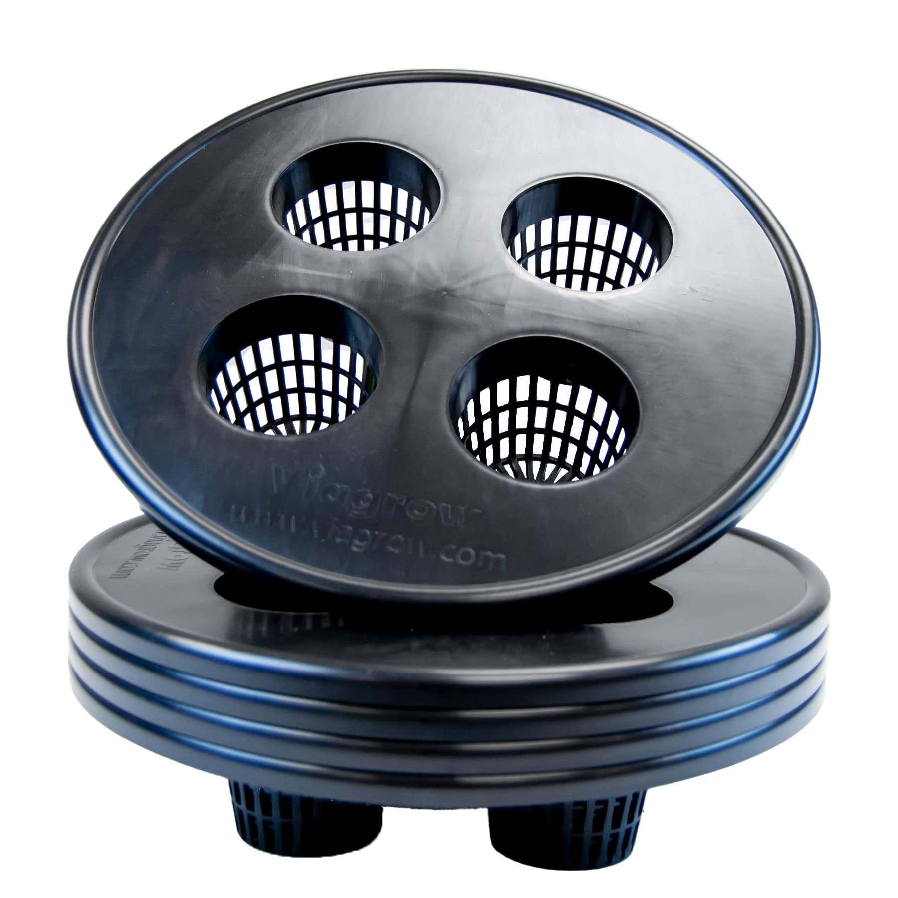 Viagrow Net Pot, Mesh Bucket Lid, 3 in. Net Pots x 4 (5 Pack, 4-Site)
