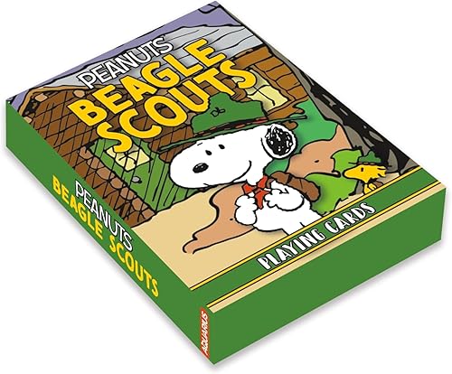 Miniatura 1 de AQUARIUS Snoopy Beagle Scouts - Baraja de cartas con temática de Snoopy Beagle Scouts para tus juegos de cartas favoritos, mercancía y