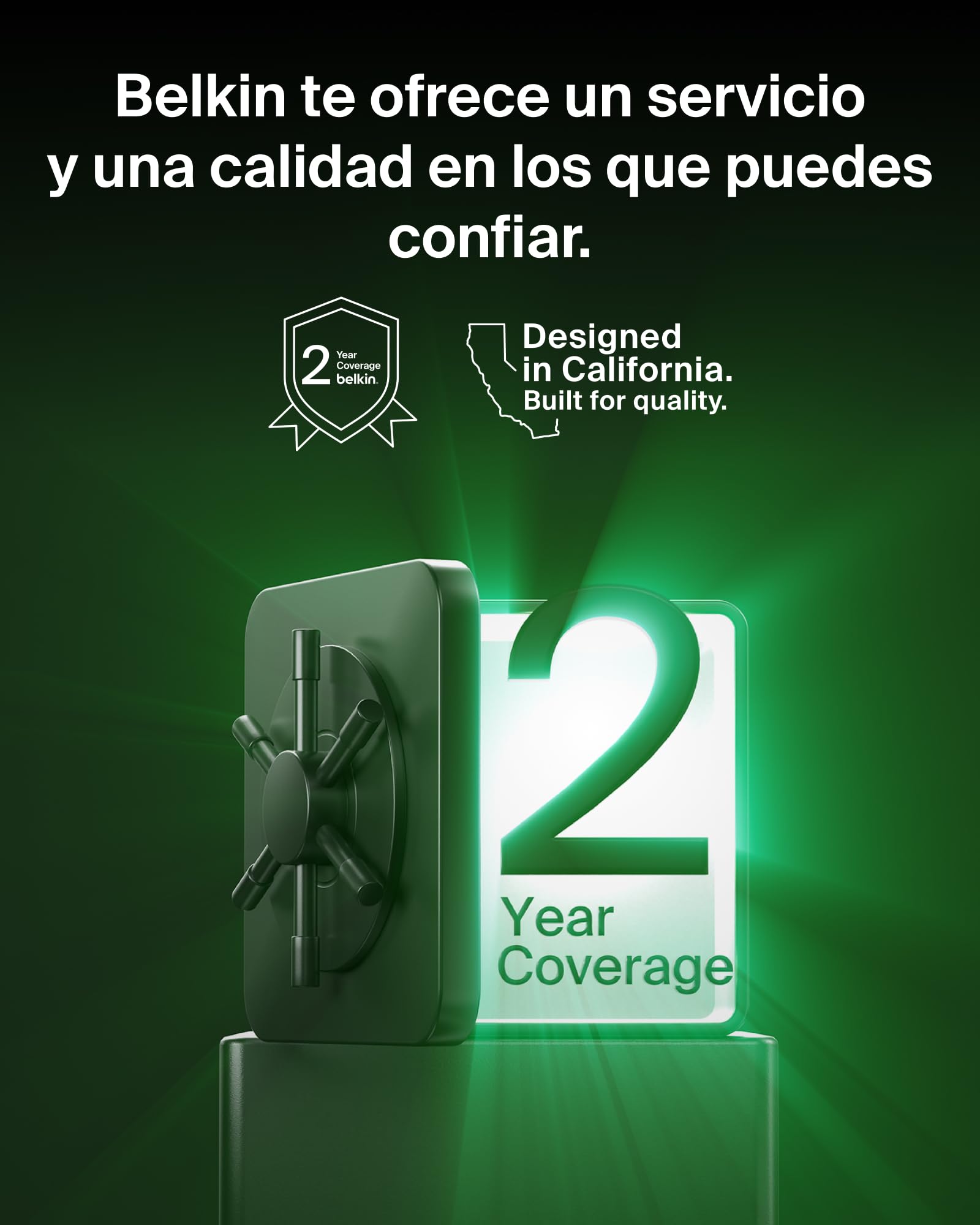 Belkin UltraCharge Cargador Inalámbrico Magnético Qi2 25W, Carga Rápida, Compatible con MagSafe, Refrigeración Pasiva y Soporte, iPhone 17 Series, Pixelsnap y AirPods Pro, con 45w fuente de alimentaci