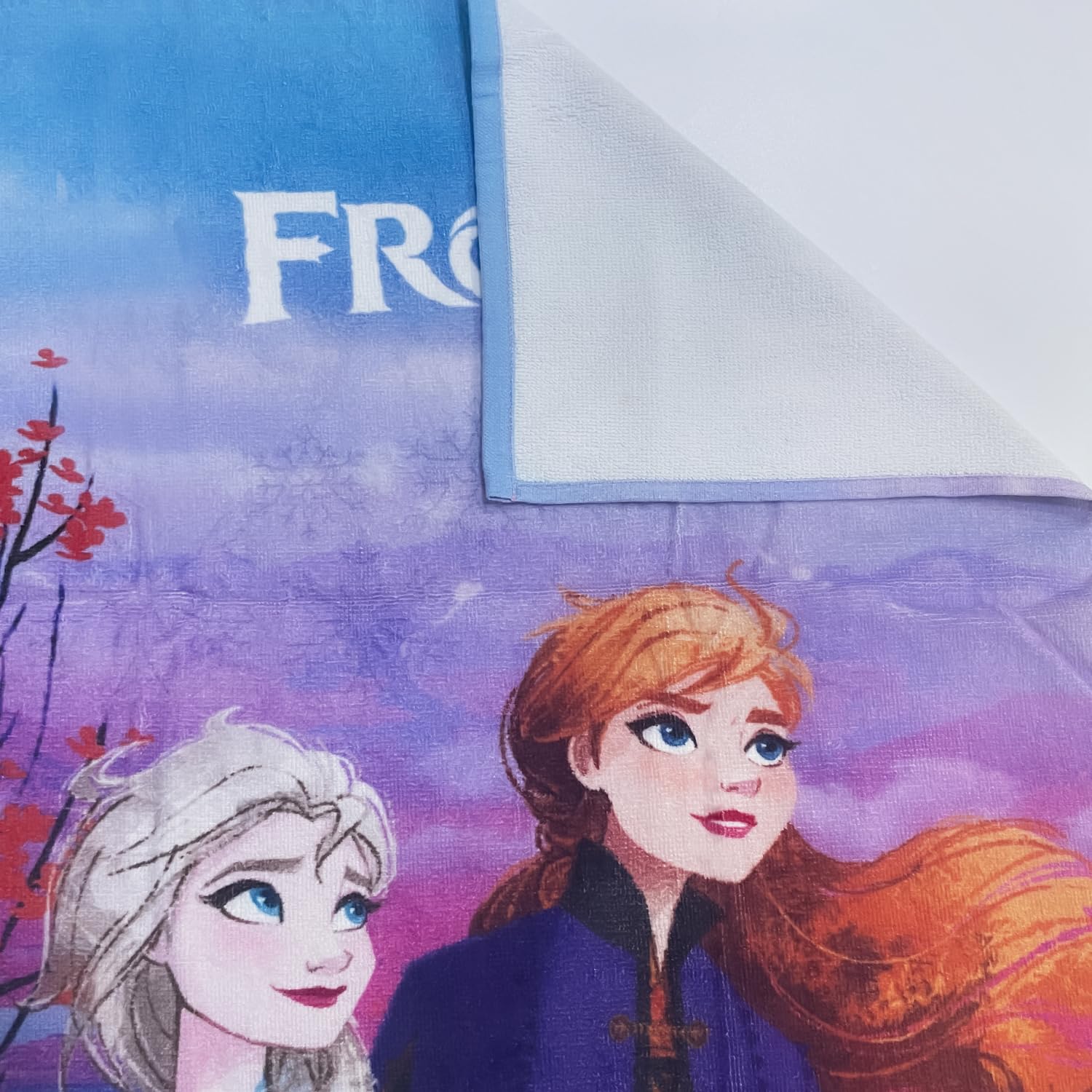 Sassoon Disney Frozen II Cotton Kids Bath Towel with Gift Box in 400 GSM- 60 cm x 120 cm 1