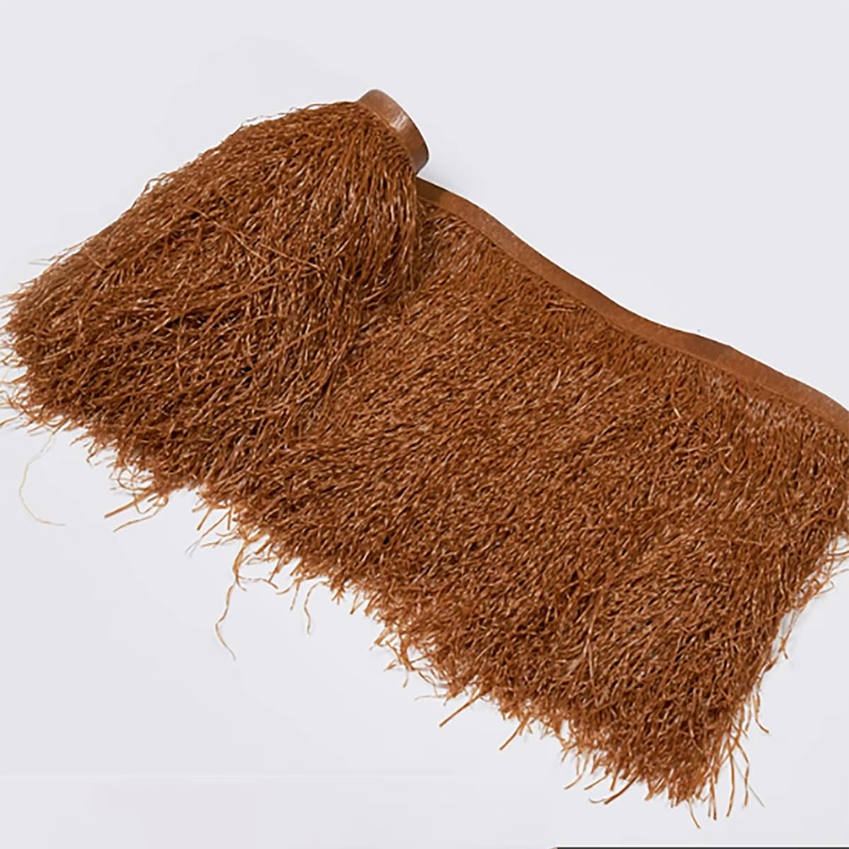 Ice silk outdoor Tiki Straw Roof Thatch material palm thatch roofing artificial thatched leaf Party Decorations Roll Palm Straw Thatch Roof for Garden Tiki Bar Hut Grass Width(Size:10m/32.8ft,Color:C)