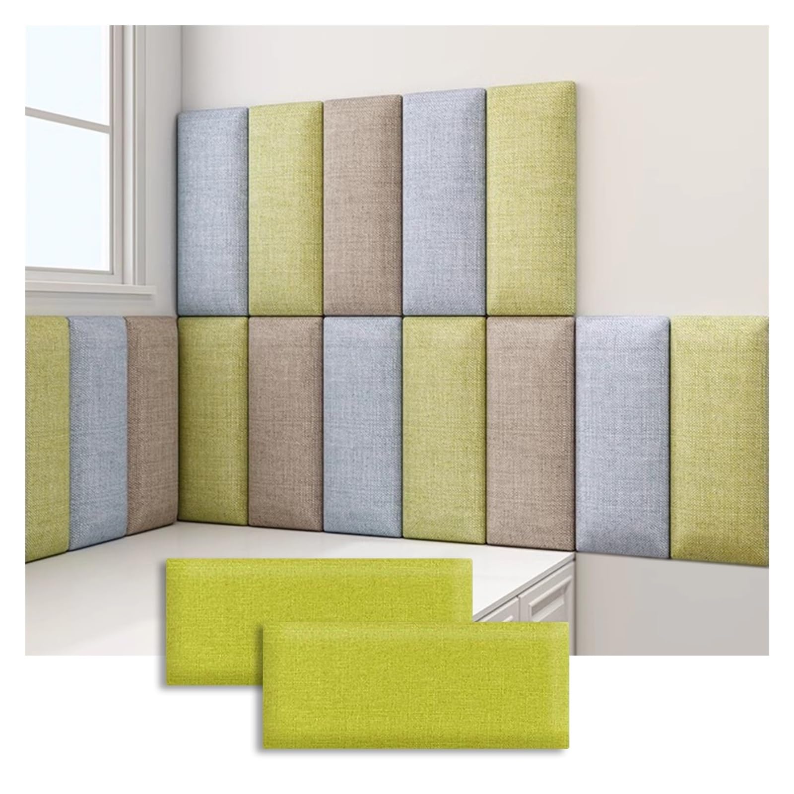 Panneaux muraux rembourrés pour chambre d'enfant protection murale