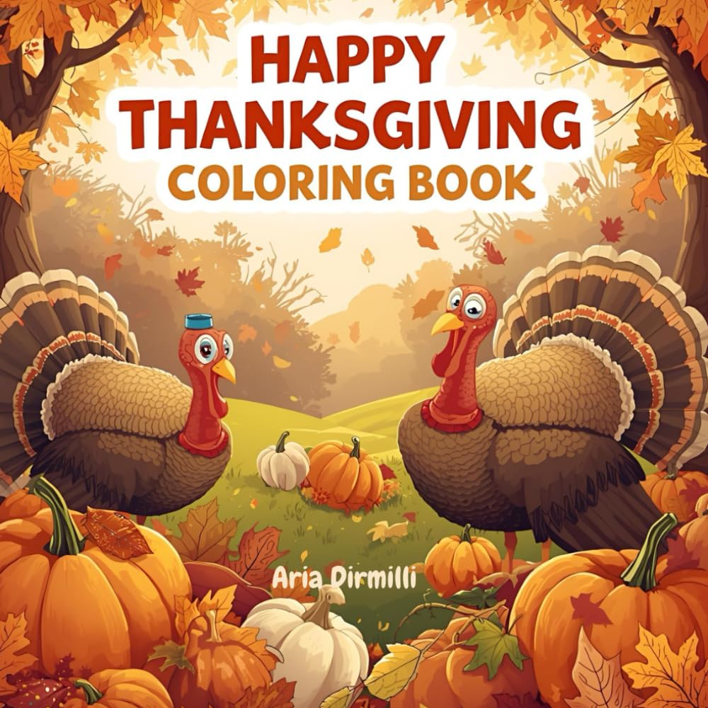 Happy Thanksgiving: Coloring Book