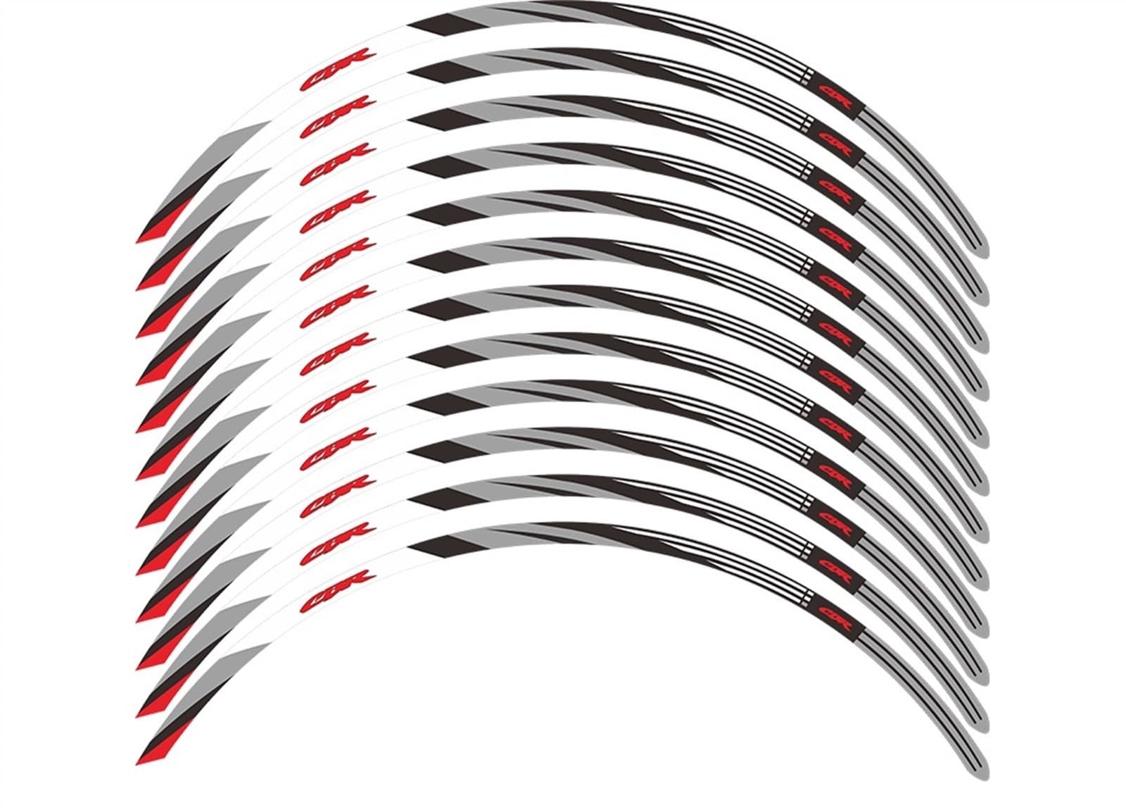 Applique for CBR 900RR 900 RR 1992-2001 1997 1998 1999 2000 Motorcycle Wheel Sticker Waterproof Rim Stripe for CBR900RR(A3)