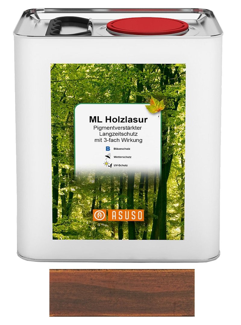 Holzlasur LANGZEITSCHUTZ 5 L palisander