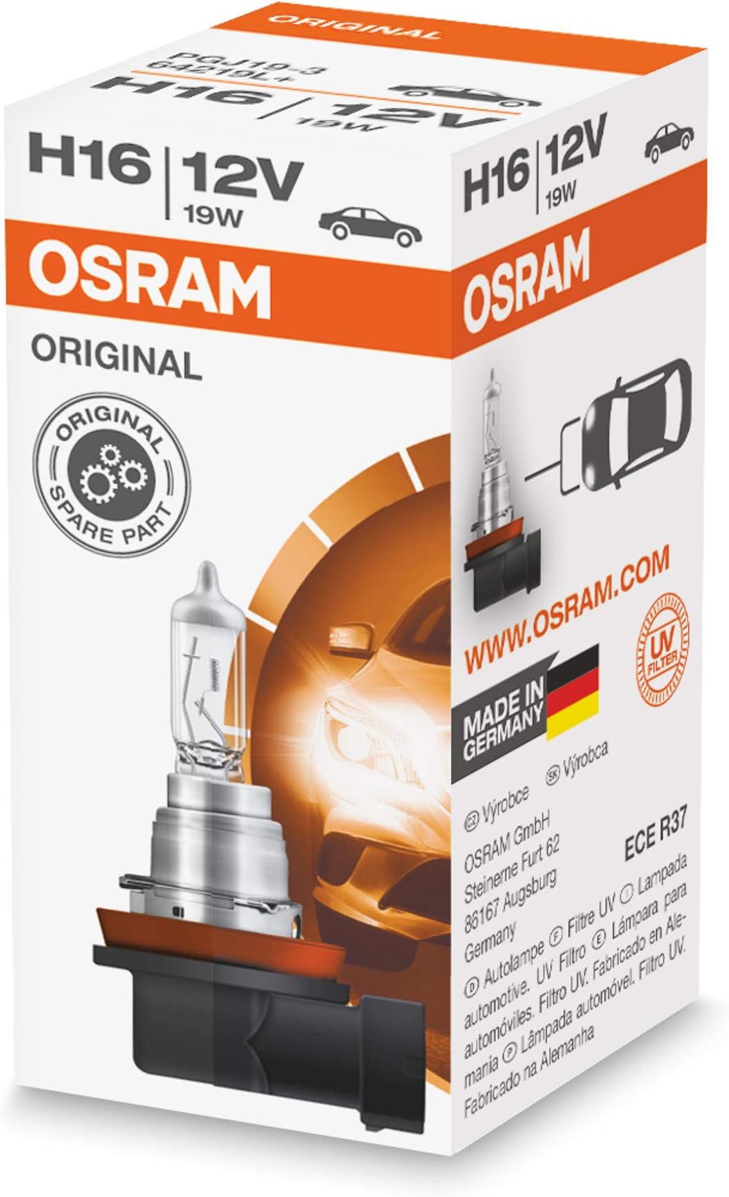 64219L Light Bulb, Single Blister, Silver