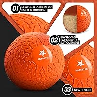 Vista 124 de Yes4All Slam Balls, 10-40lb Weighted Ball Weight, Durable PVC Sand Filled Workout Dynamic Slam Ball for Core Strengthen