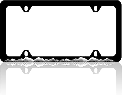 Miniatura 8 de Marco de matrícula de bandera estadounidense vintage, marcos de matrícula de bandera de Estados Unidos, divertido soporte de accesorio de automóvil