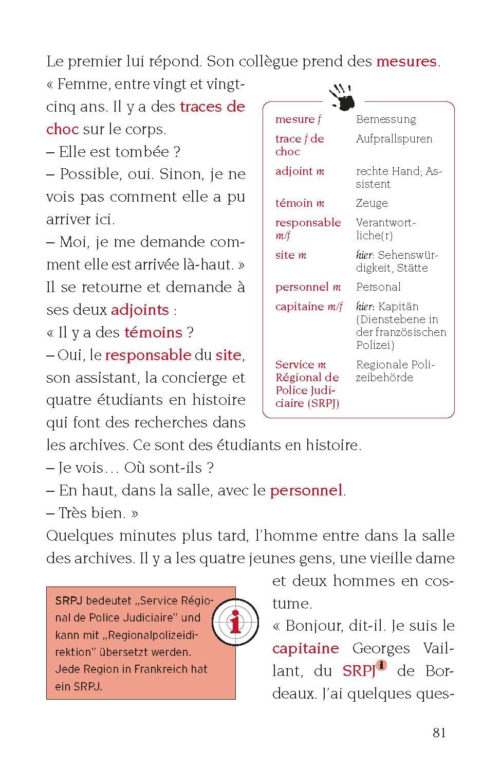 Mort à Bordeaux: Französisch A1