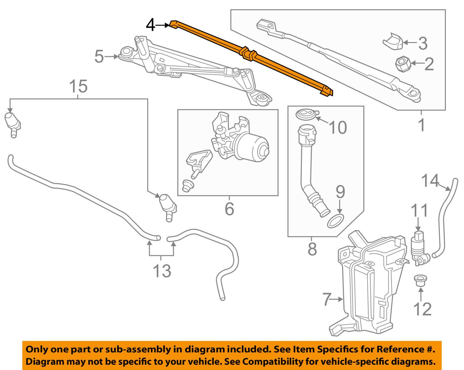Amazon.com: General Motors 95915127, Windshield Wiper Blade 
