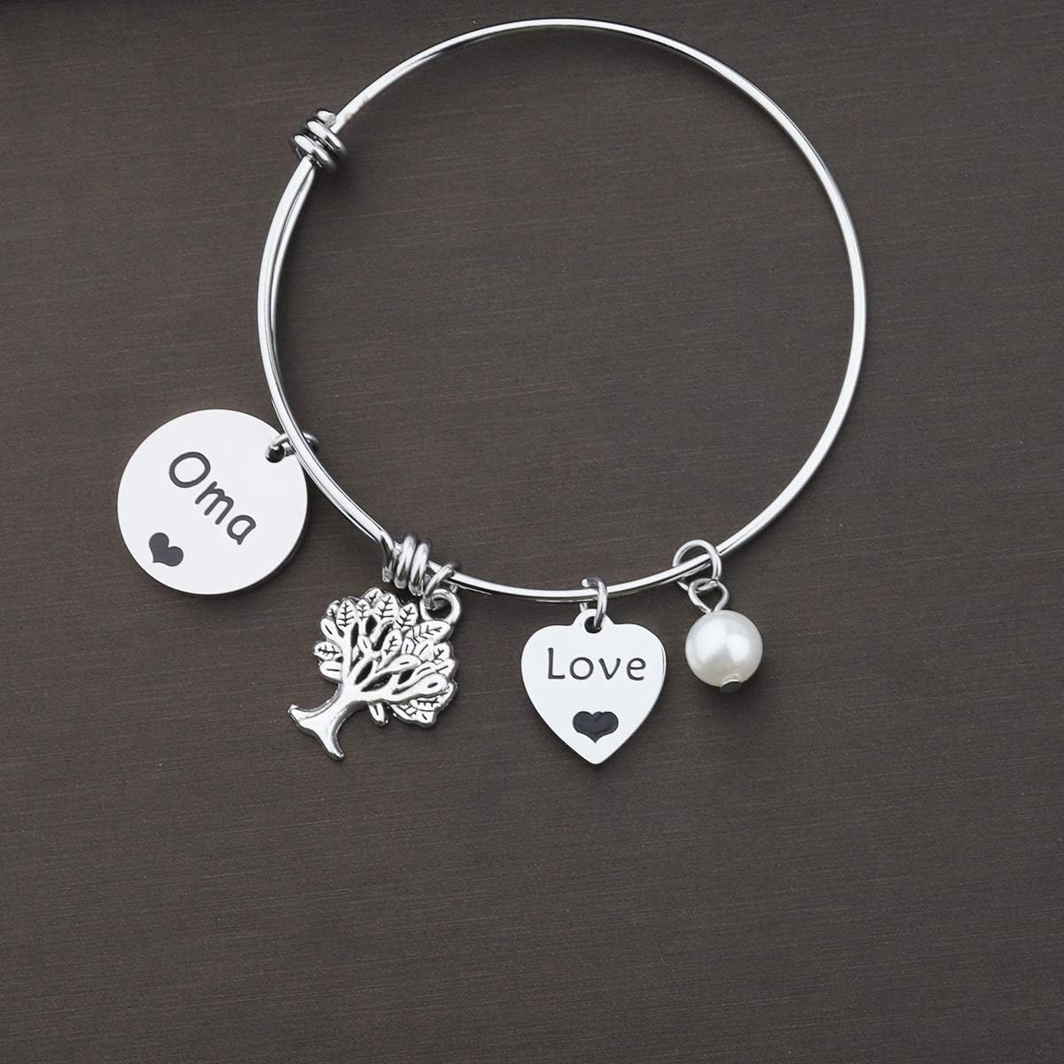 ENSIANTH Gift for Oma Best Oma Ever Bracelet Grandmother Jewelry Grandma Jewelry Gift - Image 6