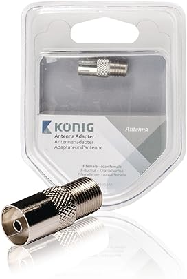K nig KNS41955M Cavo interfaccia Adattatore Coassiale Argento K nig KNS41955M Cavo interfaccia Adattatore Coassiale Argento