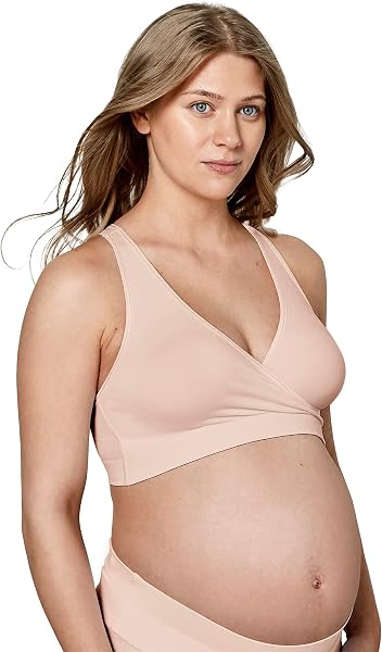 Medela soutien-gorge de maternité et d'allaitement sans coutures Keep Cool avec 2 zones de respiration, tissu doux au toucher pour un maintien confortable, - 1