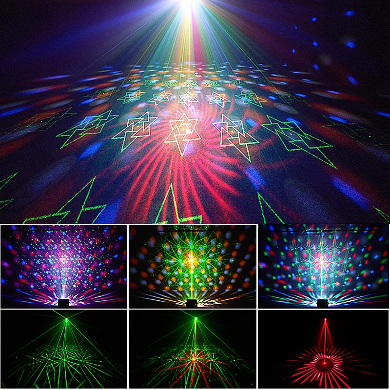 Luces de fiesta de bola de discoteca, doble bola mágica activada por sonido, luz de discoteca para el hogar, karaoke, baile, cumpleaños, boda, club, decoración de fiesta