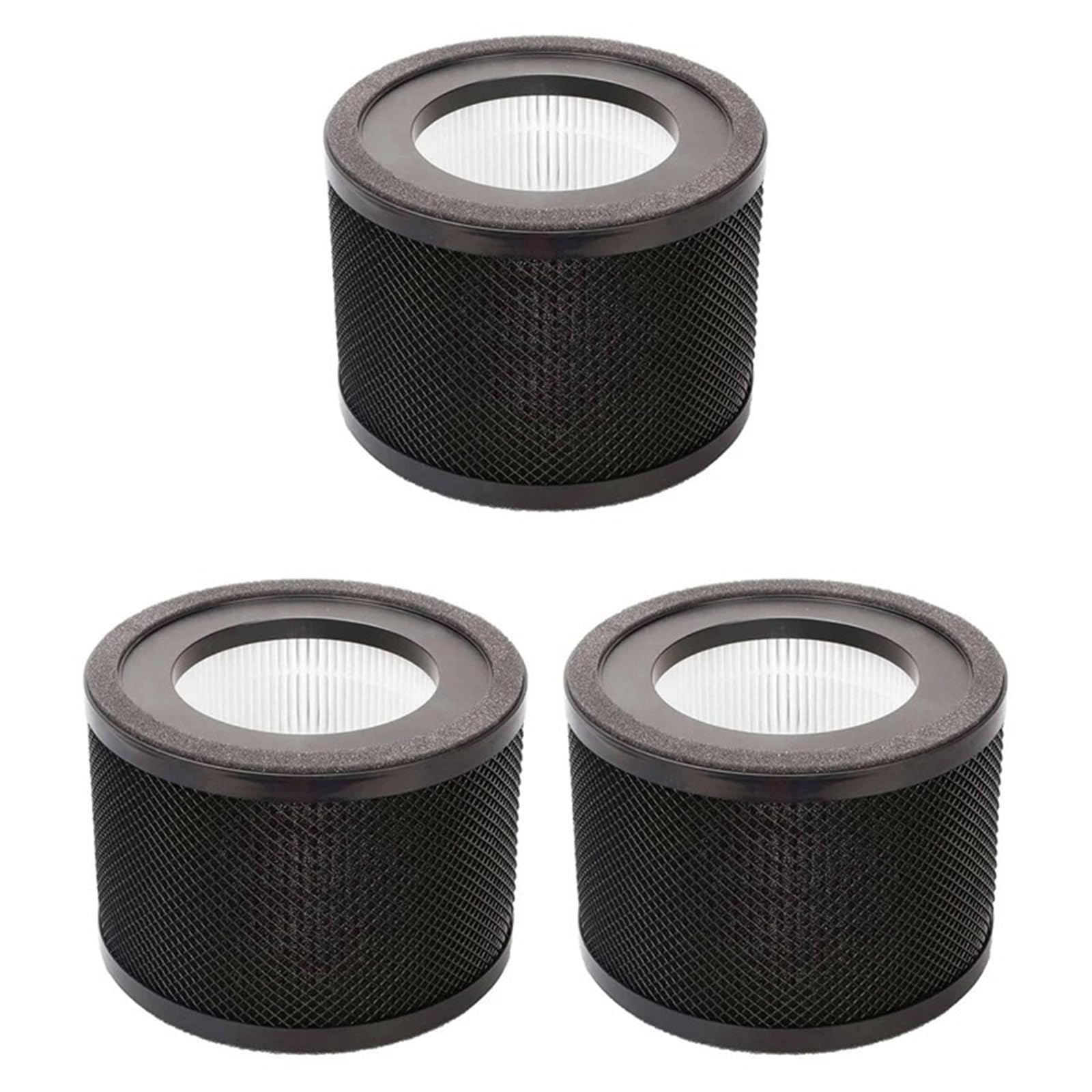 Ycddjjpcv 3 Pcs Filter 3 Pack Hepa Activated Carbon Filter，Compatible For Taotronics Tt-Ap001 Air Purifier And Vava Va-Ee014 Air Purifier，High Efficiency，Low Noise