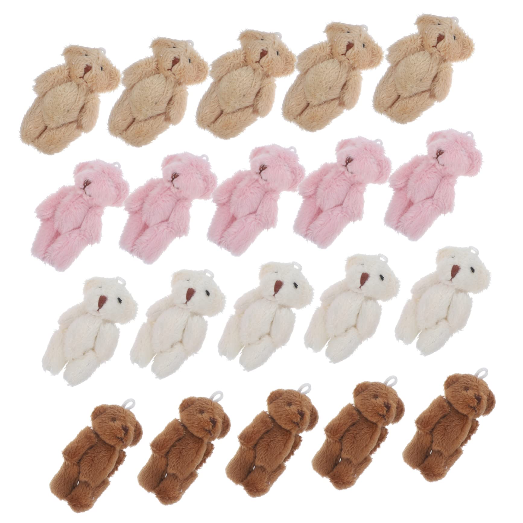 Amazon.co.jp: Hohopeti 20個 ミニぬいぐるみクマ 小さなクマバルク 