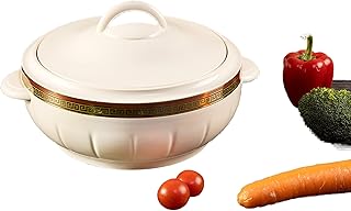 2.5L Hot Pot Insulated Food Warmer – Thermal Casserole Dish – Double Wall Insulated Serving Dishes with Lids – Thermal Food Storage Containers, Warmers | Dishwasher Safe