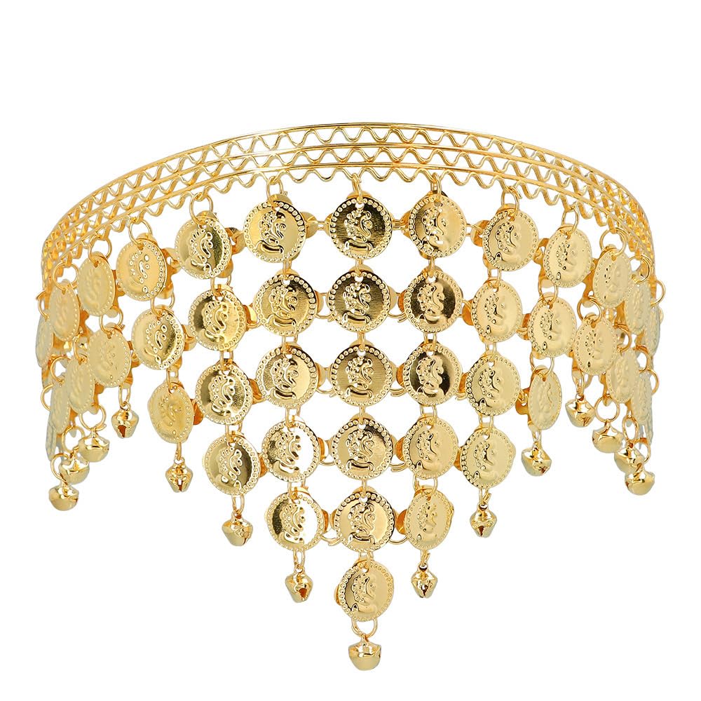 Boland 64564 Headband belly dance, Gold, Standard Size