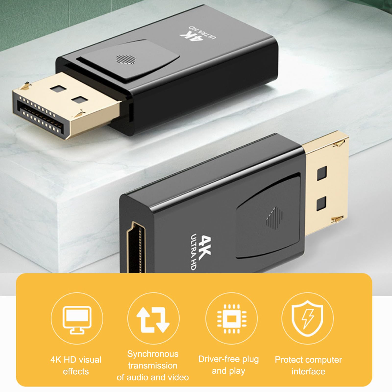 Displayport zu hdmi 4k dp vga hdmi dvi mini displayport vio adapter konverter für nvidia amd hp ll asus pc laptop monitor  44