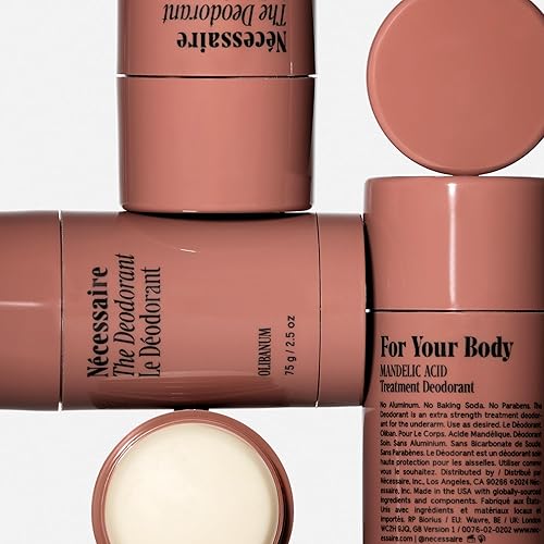 Miniatura 10 de Nécessaire The Deodorant Olibanum - Desodorante natural sin aluminio para mujeres y hombres. Tratamiento extra fuerte con ácido mandélico. Libre de