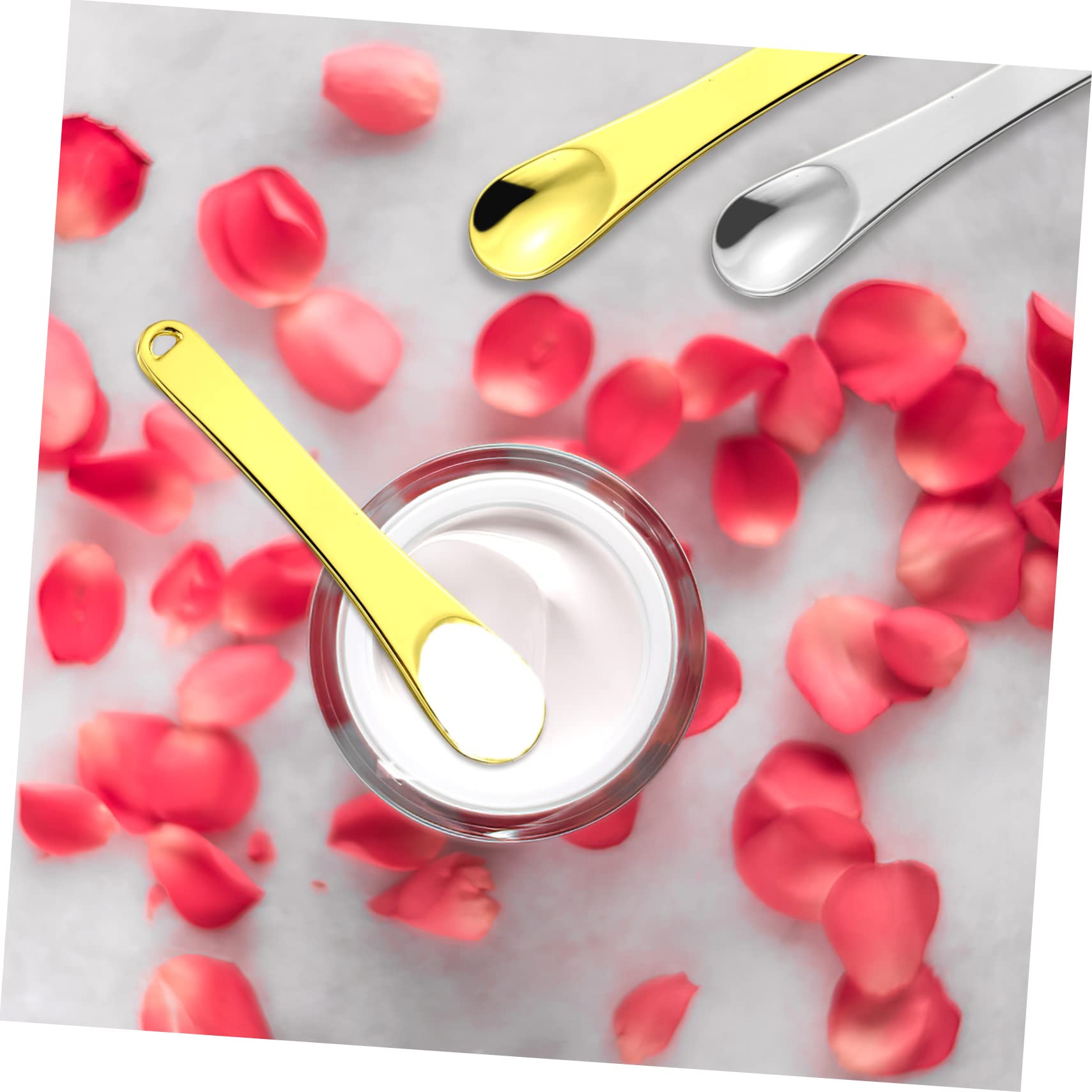 FOMIYES 24 Piezas Mini Cuchara Para Espátulas Cosméticas Para Cuchara Para El Cuidado De La Piel Facial Herramientas Faciales Para El Cuidado De La Piel Escudo De
