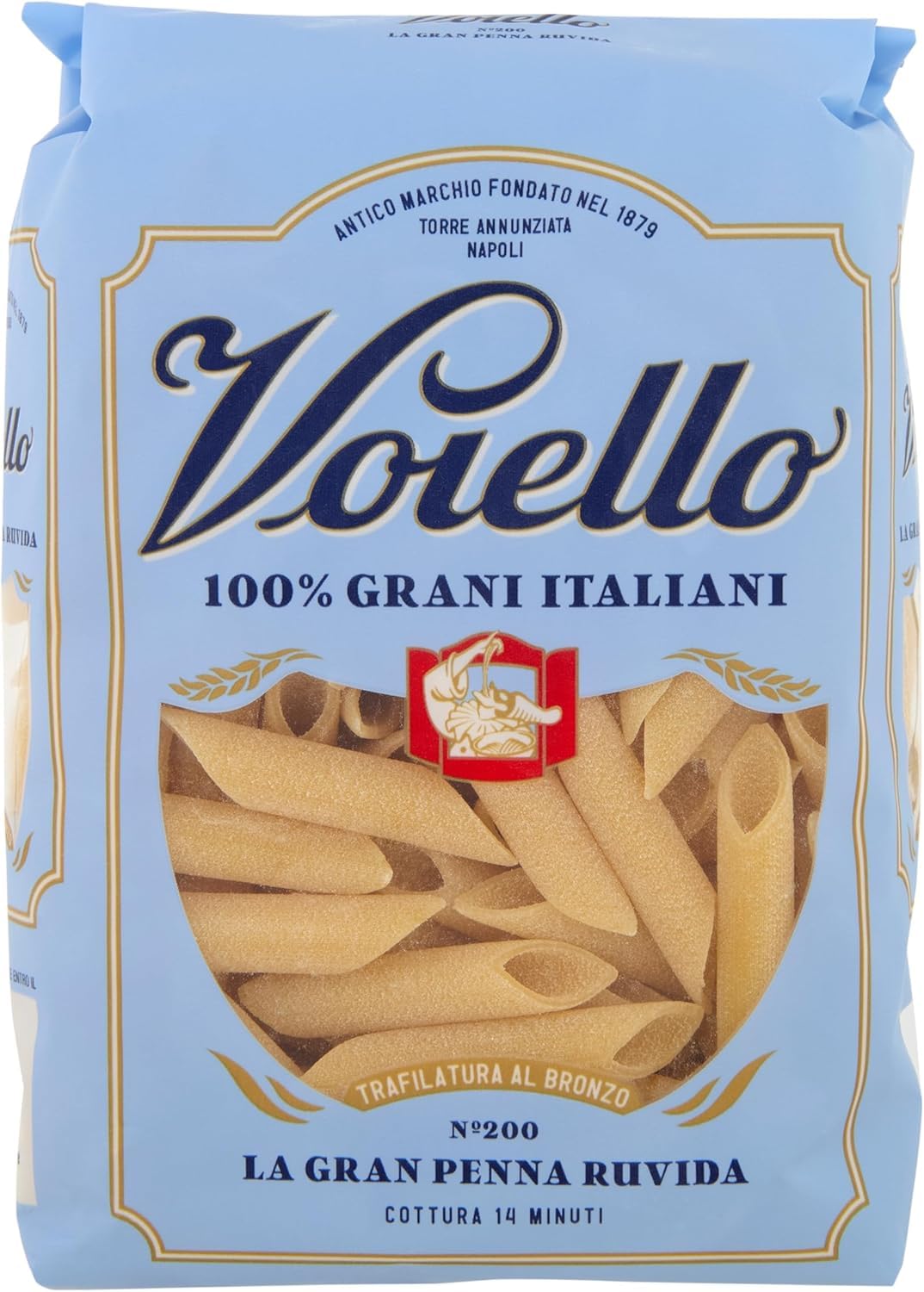 Italian Gourmet Gran Penna Ruvida pâtes Grano Aureo 12 x 500g