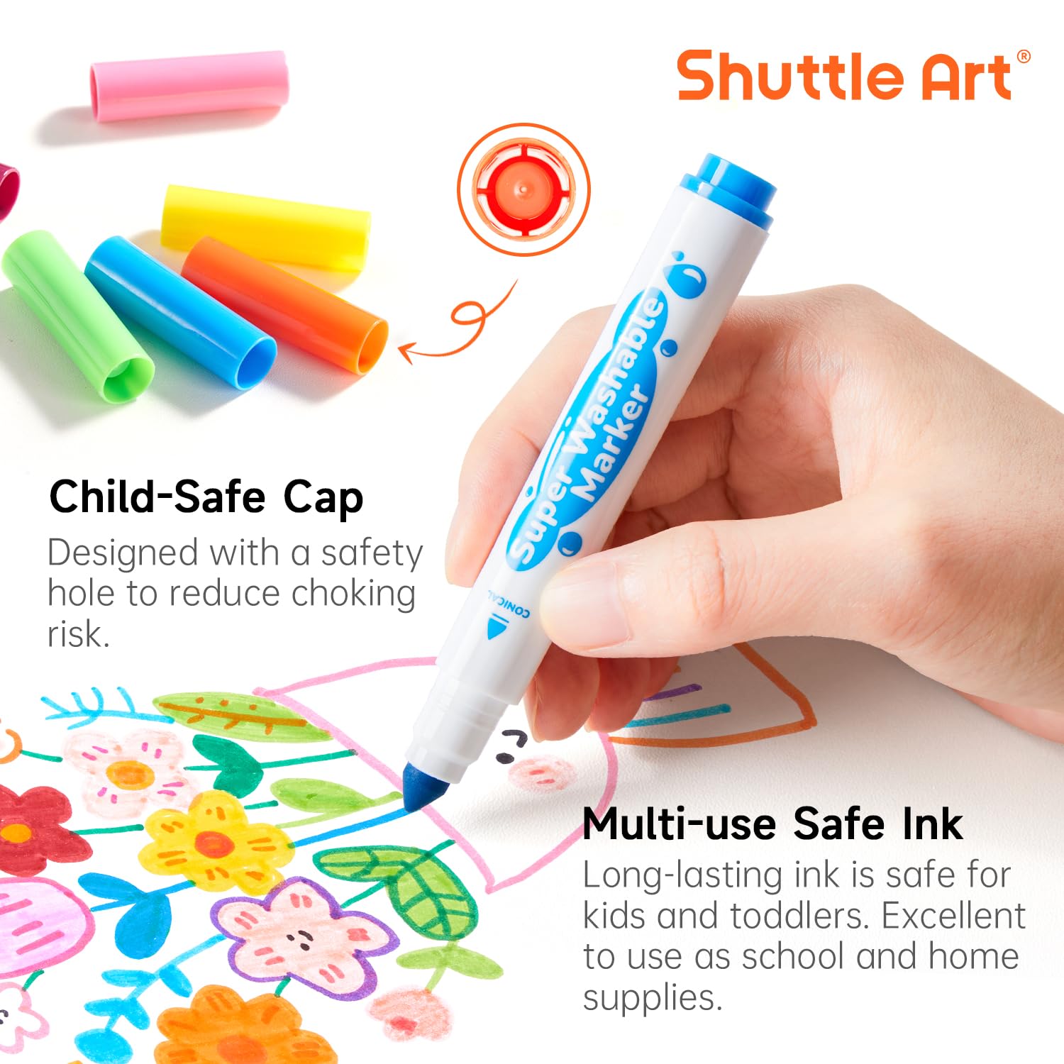 Shuttle Art Super Washable Markers - Image 4