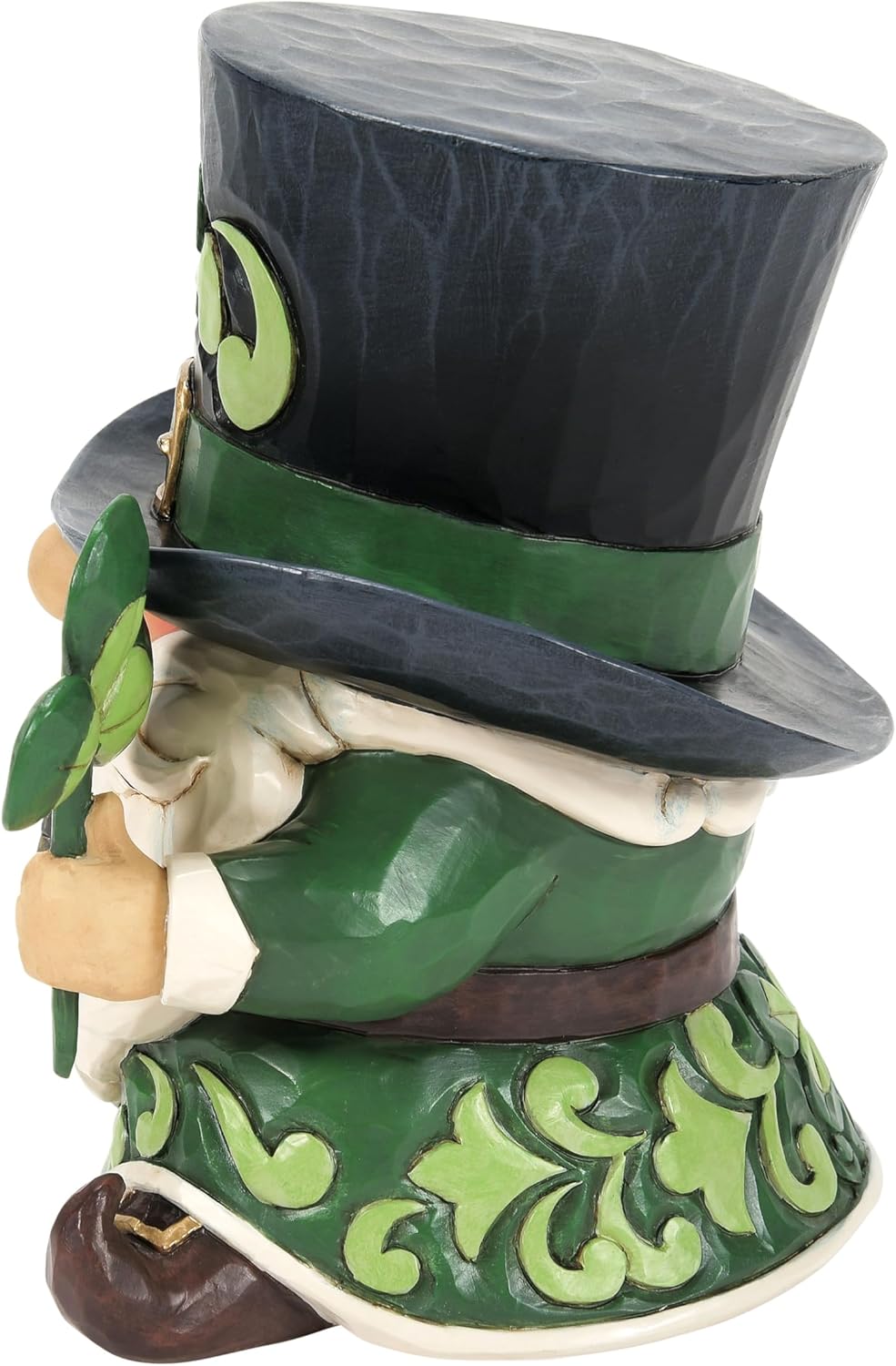 Enesco Jim Shore Heartwood Creek Irish Leprechaun Wearing a Top Hat Figurine, 5 Inch, Multicolor - Image 5
