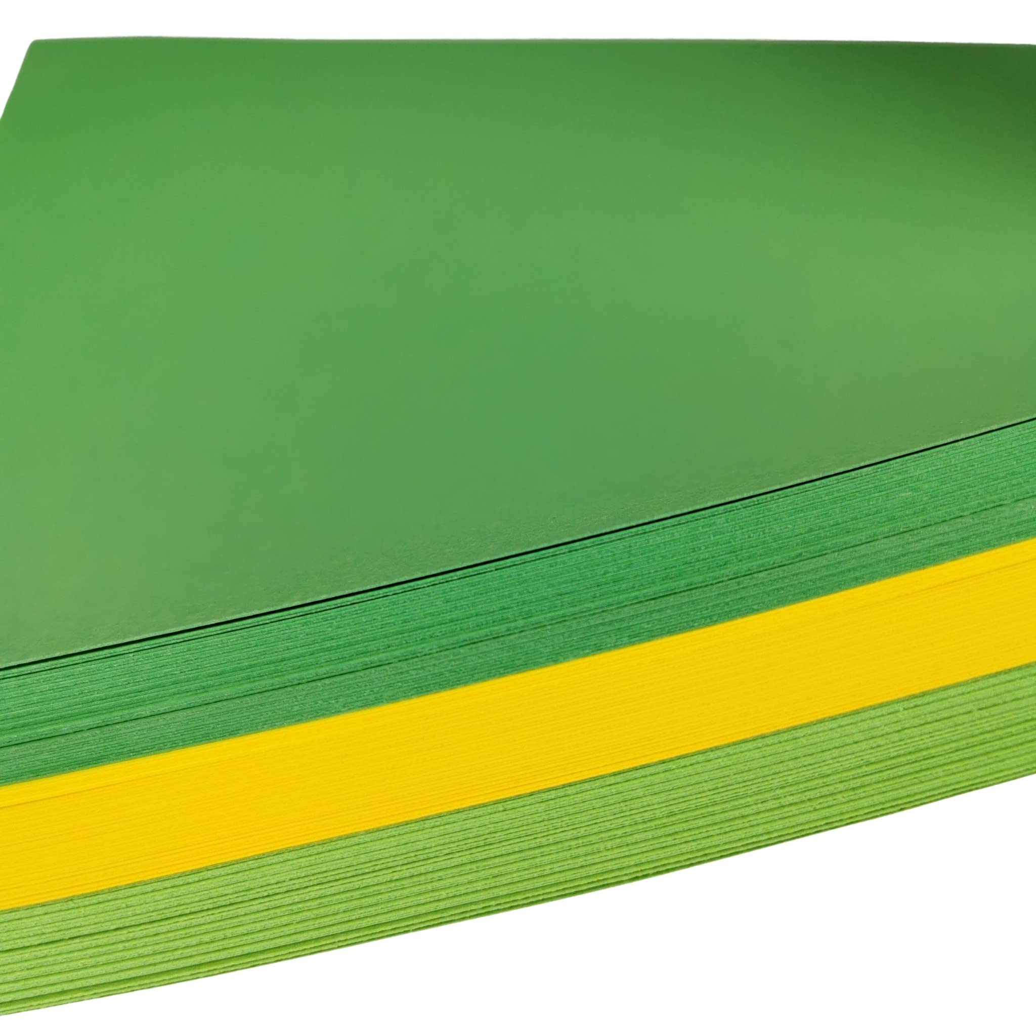 Easter Spring Coloured Card A4 Pack Assorted, 160gsm Colour Card: Light Green, Yellow & Bright Green Card, Card Making Supplies - Image 2