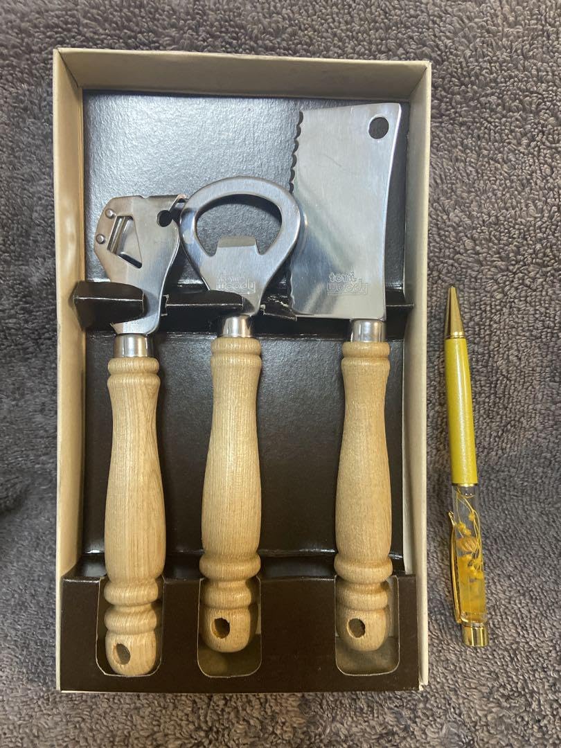 アンティーク ビンテージ 栓抜き フッシュ ナイフ セット Amazon | tomi(woody)ステンレス スチール ナイフ 栓抜き 缶切り